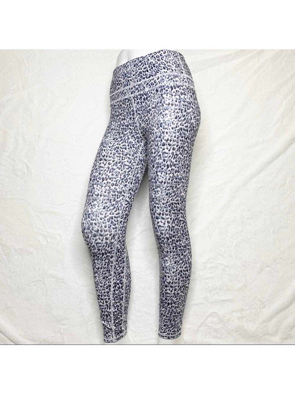 VARLEY Biona Leggings High Rise Leopard Print Tights size Small